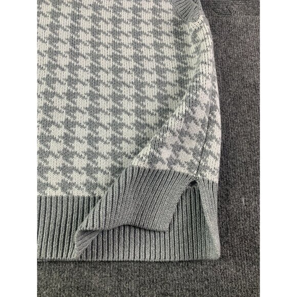 ABERCROMBIE & FITCH Mens Sleeveless Cotton V Neck Vest Size L White/Gray - Picture 6 of 7